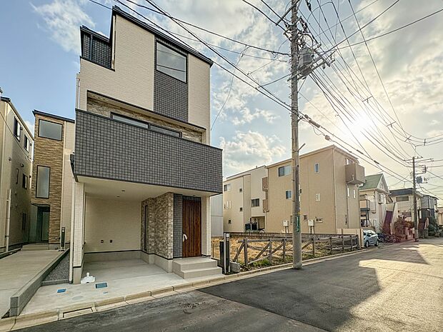 1号棟【外観】ここから始まる「日常」はご家族にとってかけがえのない時間となります。。　
