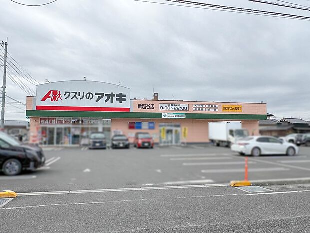 ドラッグストア 830m クスリのアオキ 新越谷店