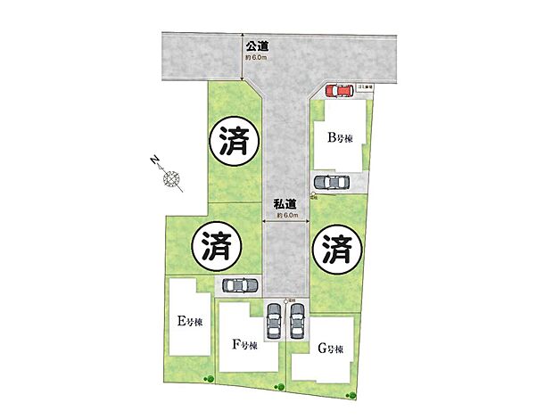 区画図 図面と異なる場合は現況を優先
