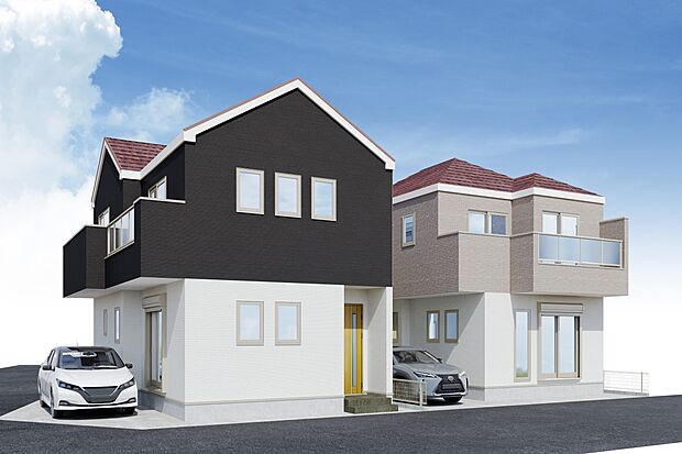 【完成予想図】こちらの物件が少しでも気になるようでしたら、お気軽にお問合せください。人生でいちばん大きなお買い物ですので、ゆっくりご見学ください。ネット上の画像と実際の見学では、リアル感がま…