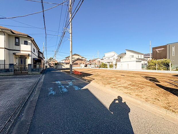 【現地外観】全棟がキレイな整形地です。