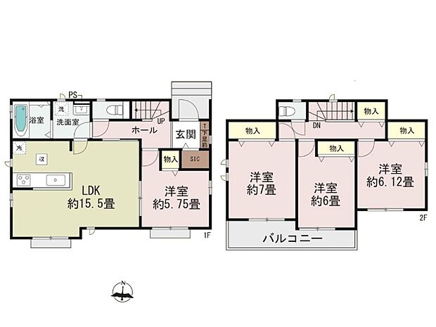 A号棟【間取り図】