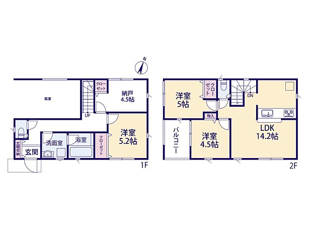 ■敷地面積/77.69m2■延床面積95.57m2
