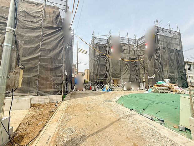 4号棟【前面道路4m】車の通行が少ないので、静かな住環境を維持することができます。