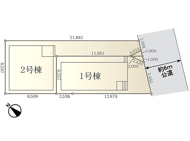 【区画図】是非とも現地をご確認ください。