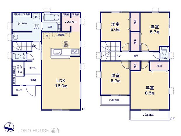 4号棟　4LDK　土地面積139.36m2　建物面積105.99m2