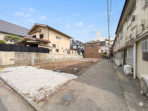 【現地土地写真】人生でいちばん大きなお買い物ですので、ゆっくりご見学ください。 ※青空のイメージです。