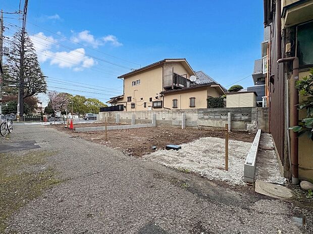 【現地土地写真】是非現地ご確認下さい。※青空はイメージです。
