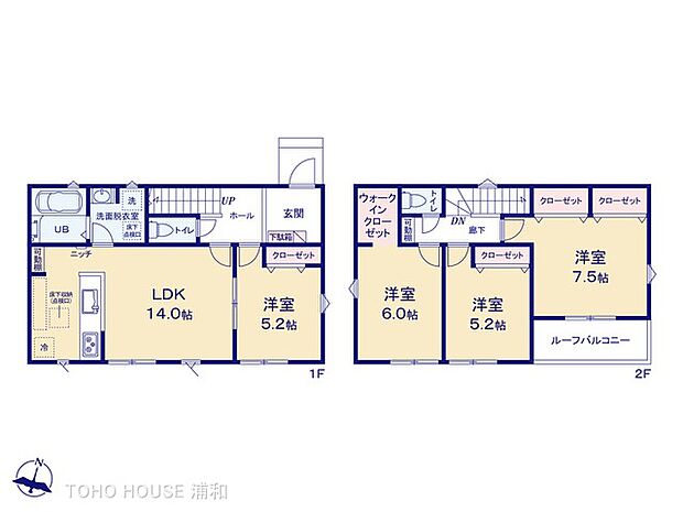 7号棟　4LDK　土地面積112.24m2　建物面積94.39m2