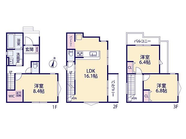 【間取図】是非とも現地をご確認ください。