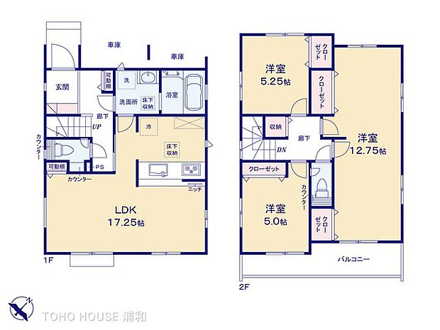 3号棟 3LDK 土地面積117.89m2 建物面積104.13m2