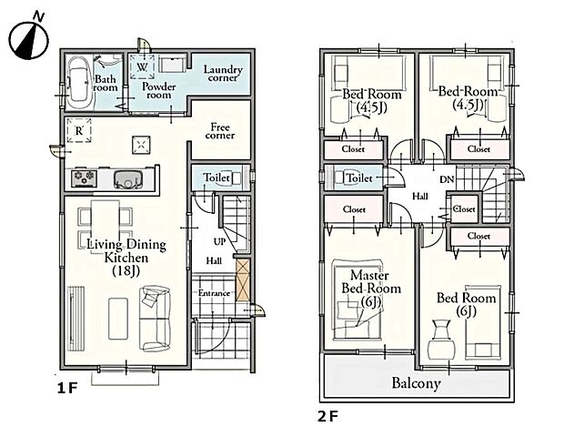 敷地面積/117.65m2 建物面積/95.64m2
