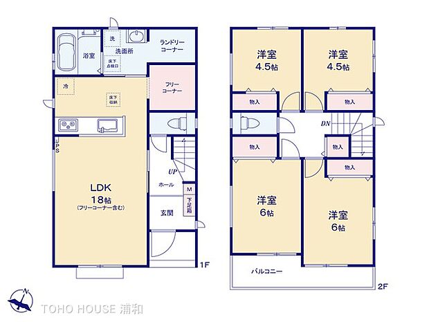 敷地面積/117.65m2 建物面積/95.64m2
