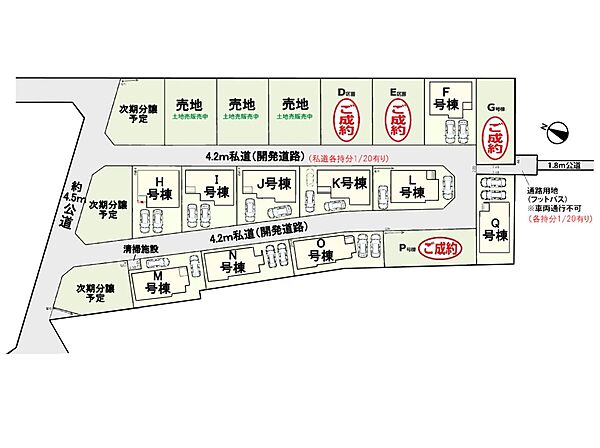 【区画図】是非とも現地をご確認ください。