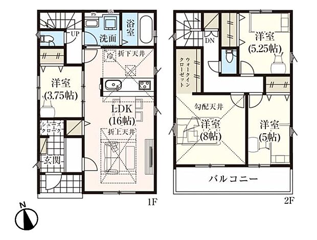 【間取図】是非とも現地をご確認ください。
