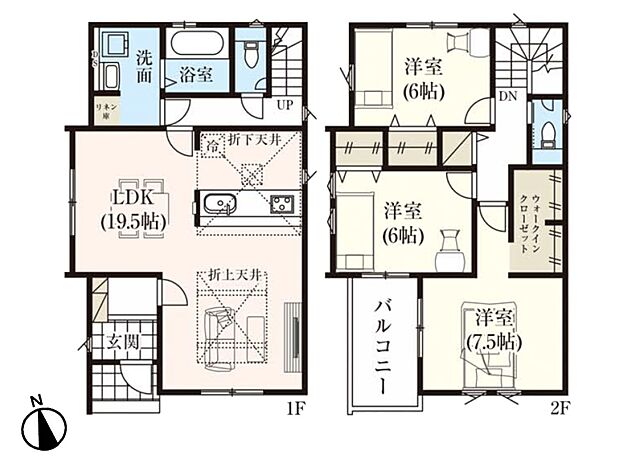 【間取図】是非とも現地をご確認ください。