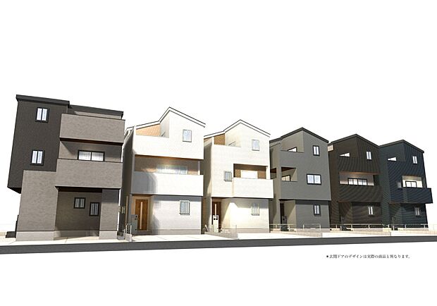 【完成予想図】完成予想図です。建築中は、現地のご見学に加えて近隣の完成物件をご覧いただき、イメージを掴んでいただけるようご案内いたします。