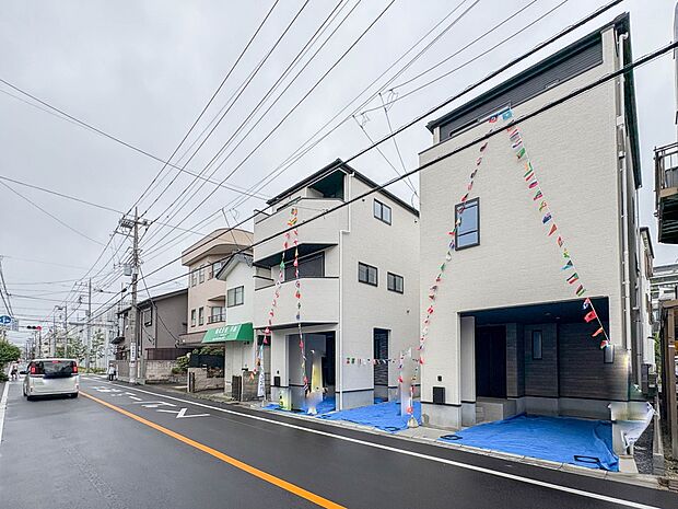 【前面道路】車の通行が少ないので、静かな住環境を維持することができます。