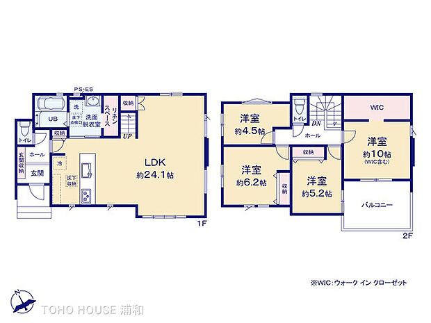 【間取り図】LDK19.1帖+コンセプトルーム5帖 広々としたLDKが特徴です