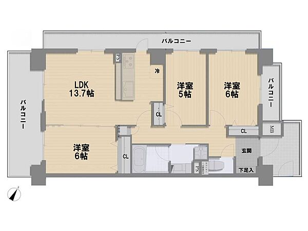 間取り：311002376437