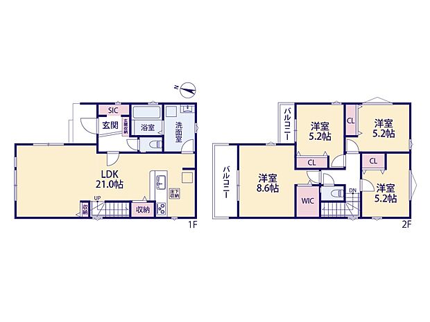【間取図】是非とも現地をご確認ください。