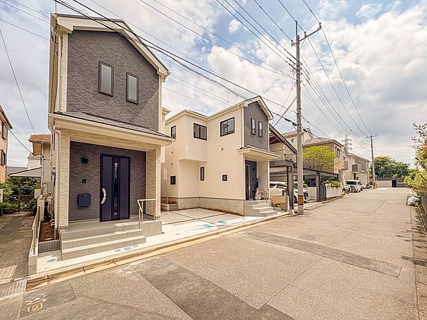 【前面道路】家の良し悪しだけでなく周辺環境も重要なポイント。※CGで晴れ