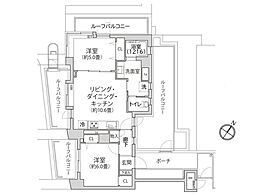 北浦和サニーコート 2LDKの間取図画像