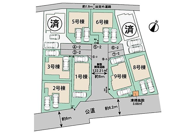 【区画図】是非とも現地をご確認ください。