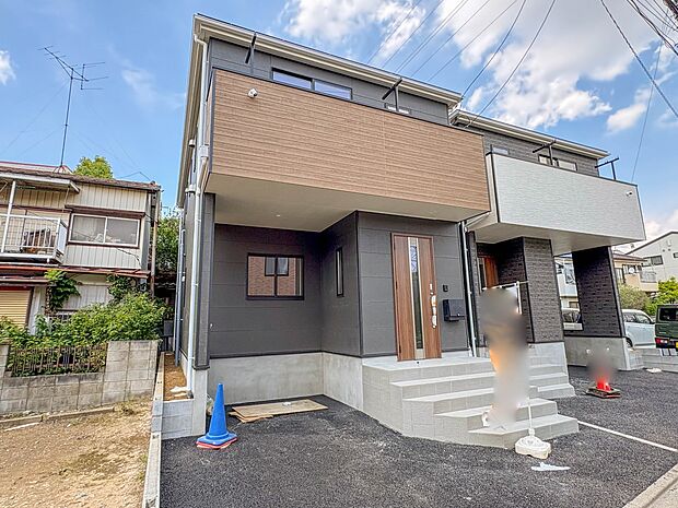 1号棟【外観】陽当りや通風性など各所に施された工夫で住みやすさを実現。