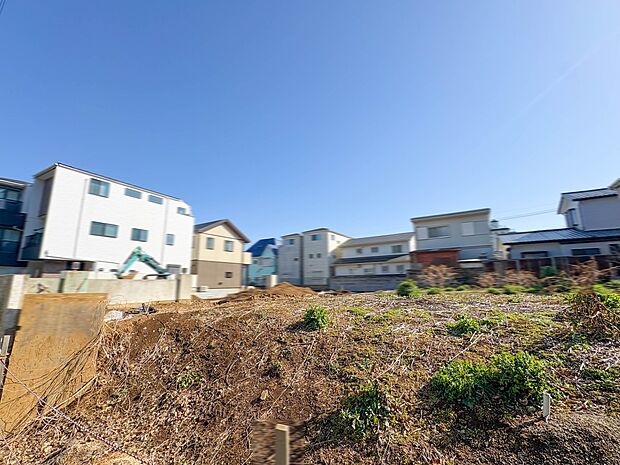 【現地土地写真】「この土地に、どんな家が建てられるかな？」いろいろイメージを膨らませてください！