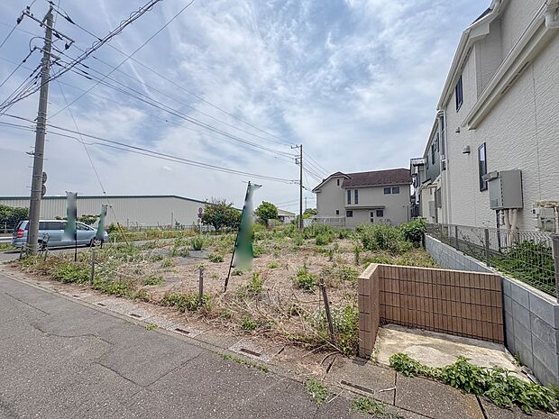 【現地土地写真】家の良し悪しだけでなく周辺環境も重要なポイント。