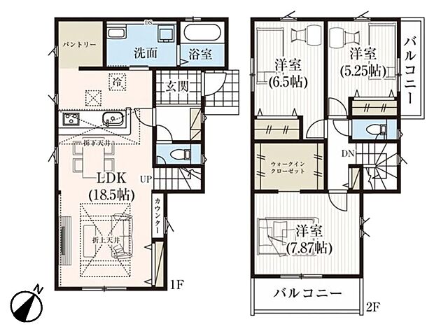【間取図】是非とも現地をご確認ください。