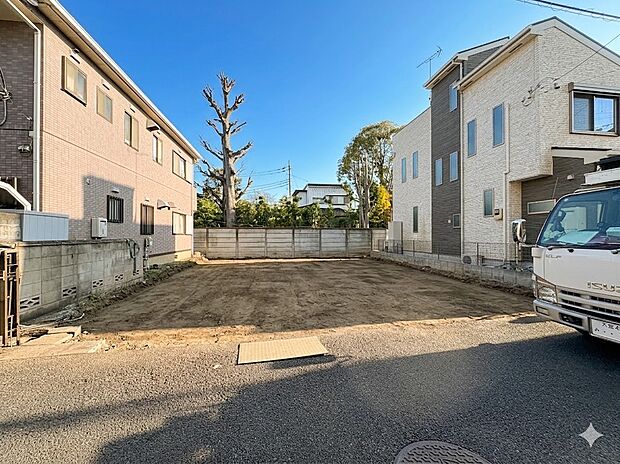 【現地土地写真】ここから始まる「日常」はご家族にとってかけがえのない時間となります。 *CG加工により晴天にしています。