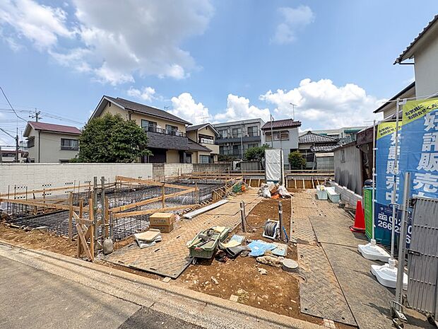 【現地】建築中はモデルルームもご案内します。室内のお色等お気軽にお問合せください。