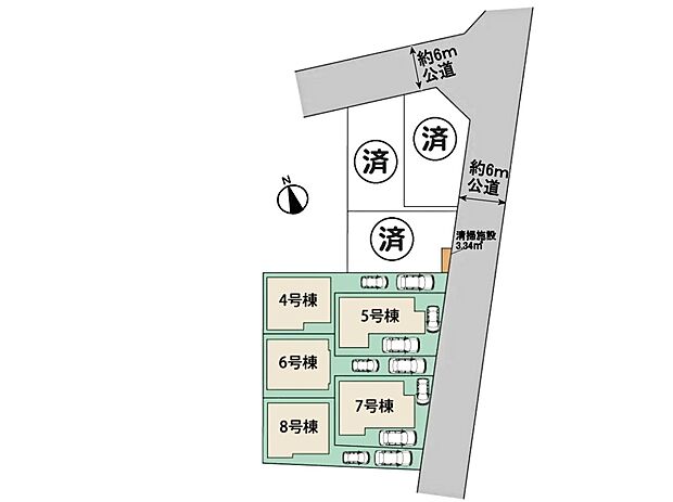 【区画図】是非とも現地をご確認ください。