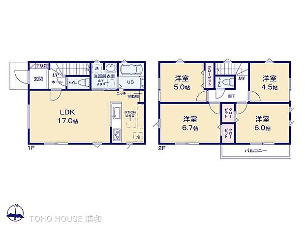8号棟 4LDK 土地面積111.09m2 建物面積89.43m2