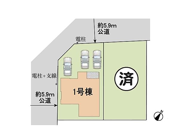 【区画図】是非とも現地をご確認ください。