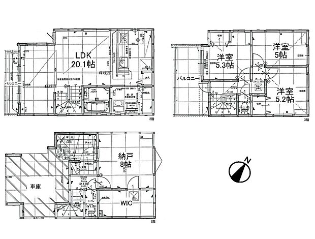 【間取図】是非とも現地をご確認ください。