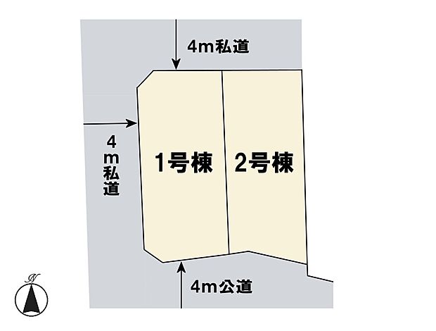 【区画図】是非とも現地をご確認ください。