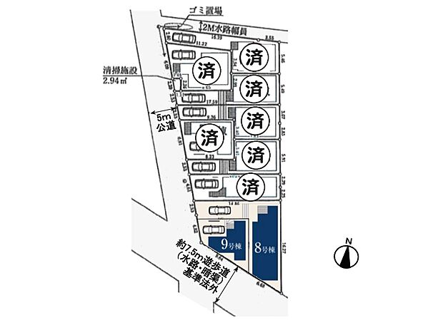 【区画図】是非とも現地をご確認ください。