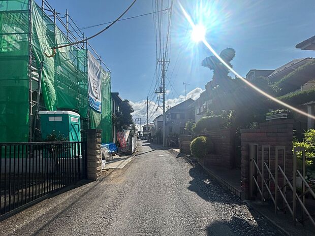 【前面道路】家の良し悪しだけでなく周辺環境も重要なポイント。