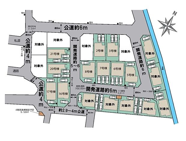【区画図】是非とも現地をご確認ください。