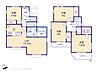 間取り：E号棟　4LDK　土地面積110.01m2　建物面積93.15m2