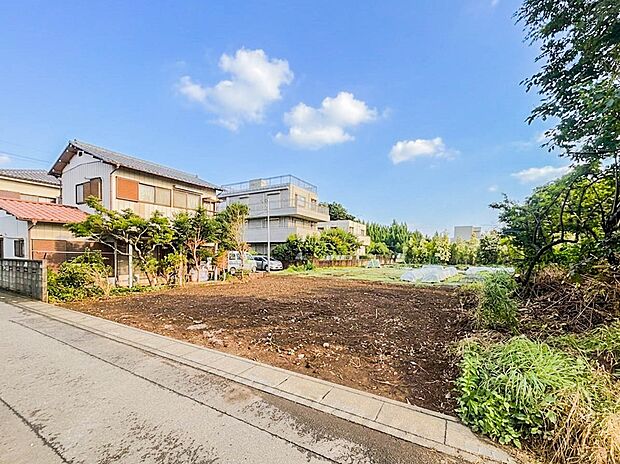 【現地土地写真】「この土地に、どんな家が建てられるかな？」いろいろイメージを膨らませてください！