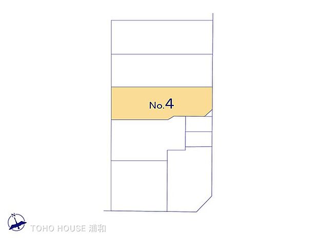 No.4【区画図】 図面と異なる場合は現況を優先