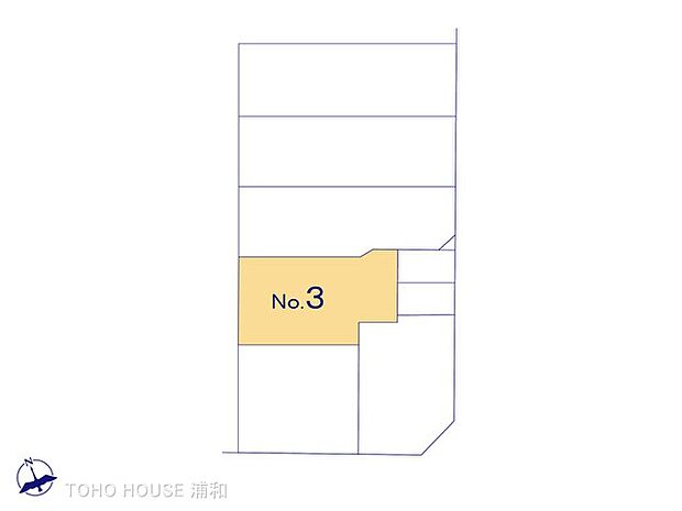 No.3【区画図】 図面と異なる場合は現況を優先