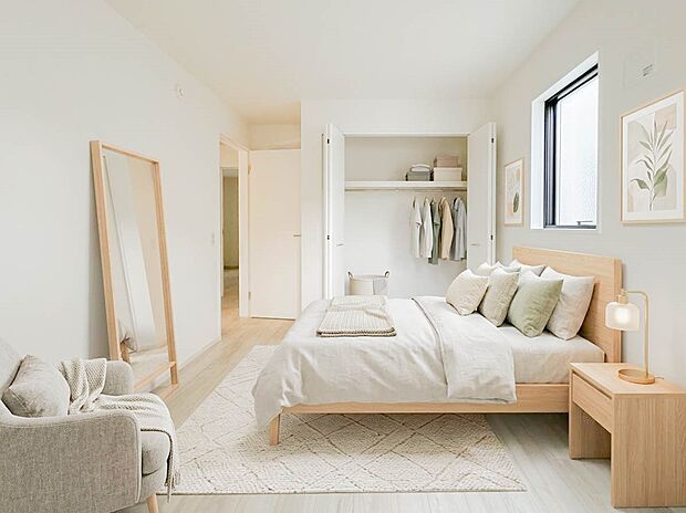 【Room-洋室-】一日の疲れをいやしてくれる主寝室。時を忘れて過ごす場所として過ごせるお部屋。