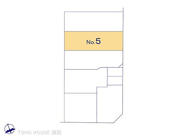 No.5【区画図】 図面と異なる場合は現況を優先