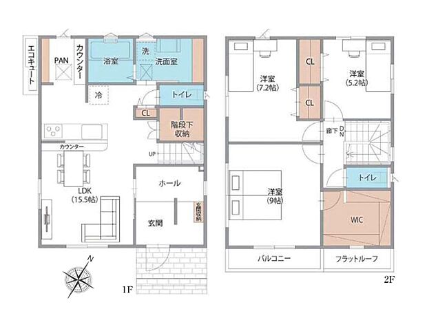【間取図】是非とも現地をご確認ください。