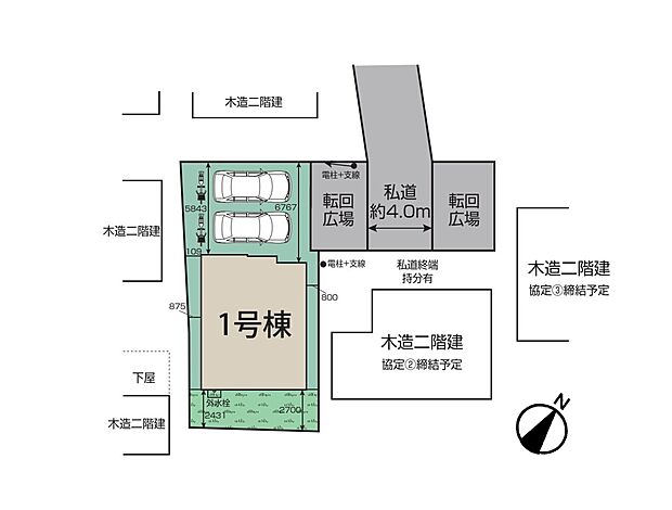 【区画図】是非とも現地をご確認ください。